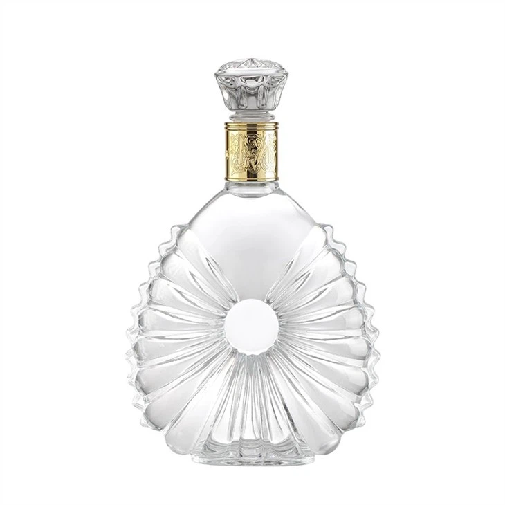 Large Glass Whiskey Bottle