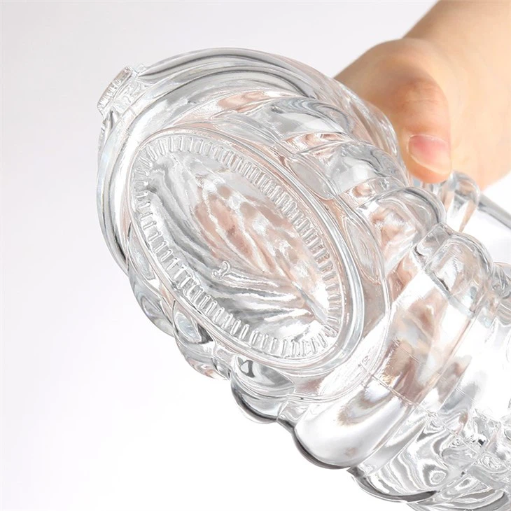 Large Glass Whiskey Bottle