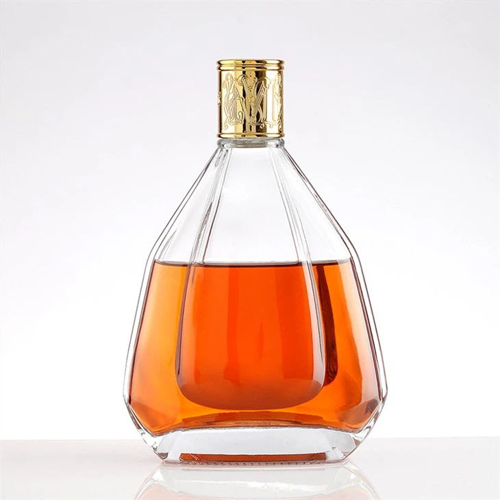 Clear Glass Bottle For Brandy