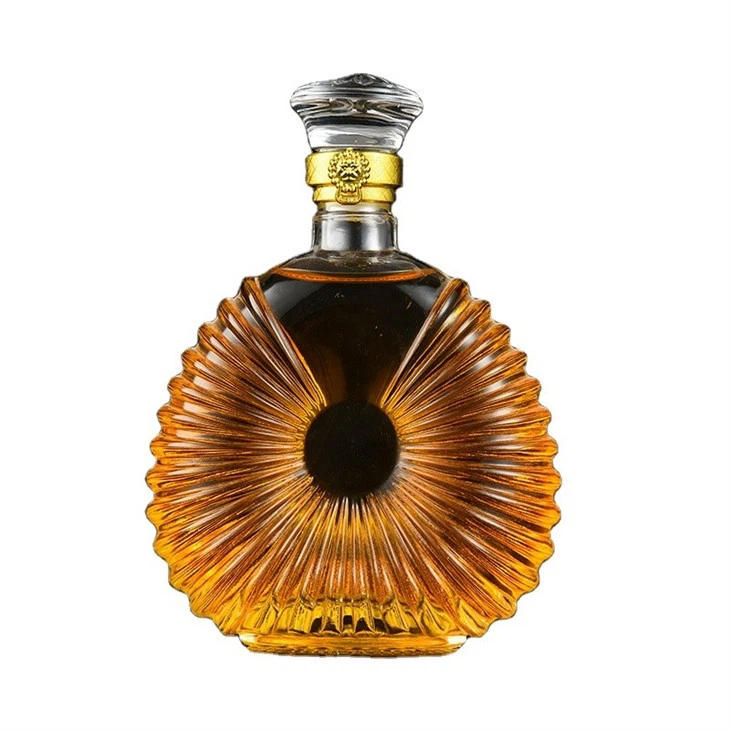 Popular Round Whiskey Glass Bottle