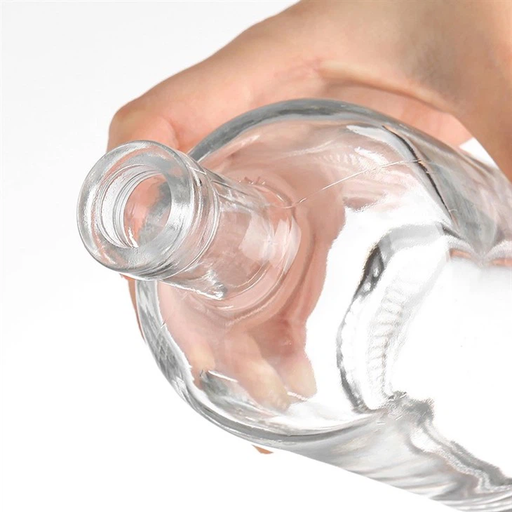 Round Shape Wine Glass Bottle 500ml